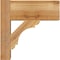 Ekena Millwork Olympic Block Rough Sawn Outlooker, Western Red Cedar, 6"W x 12"D x 12"H OUT06X12X12OLY05RWR - alternate 2